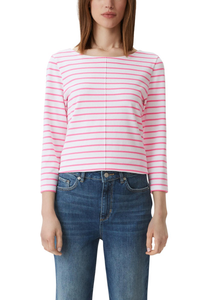 Тонкий свитшот в розовую полоску CommaCi