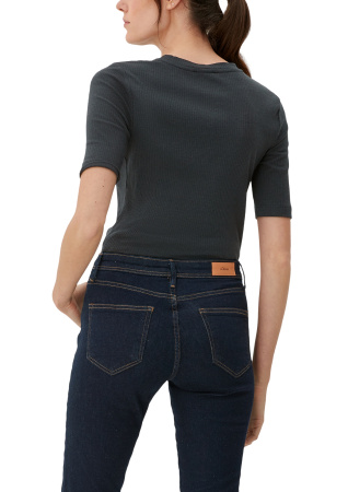 Футболка с ребристой структурой S.Oliver