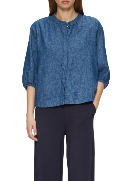 Блуза из смеси льна и хлопка с рукавом 3/4  S.Oliver