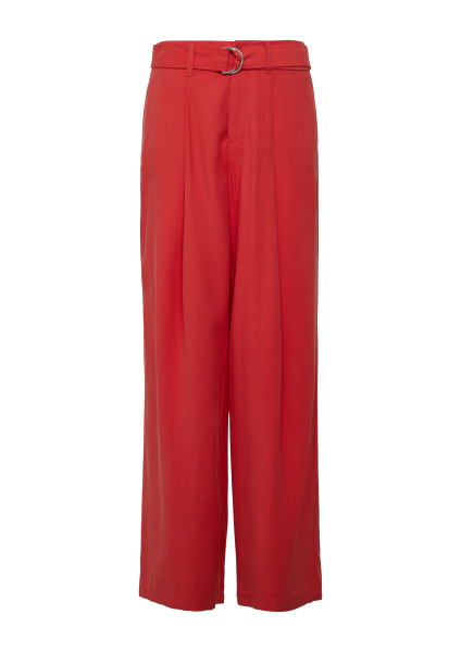 Широкие брюки из вискозной смеси с тканевым поясом S.Oliver 