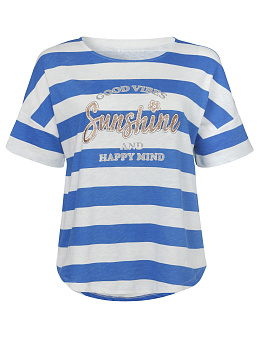 Футболка в широкую полоску Via Appia 