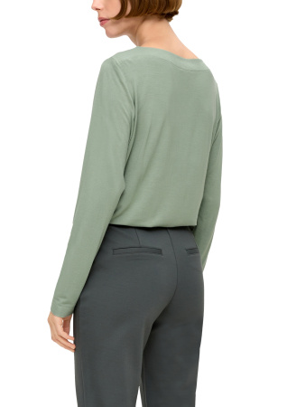 Лонгслив с горловиной бато S.Oliver