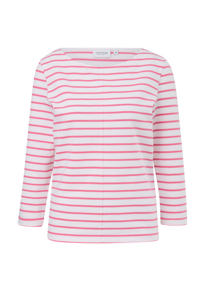 Тонкий свитшот в розовую полоску CommaCi