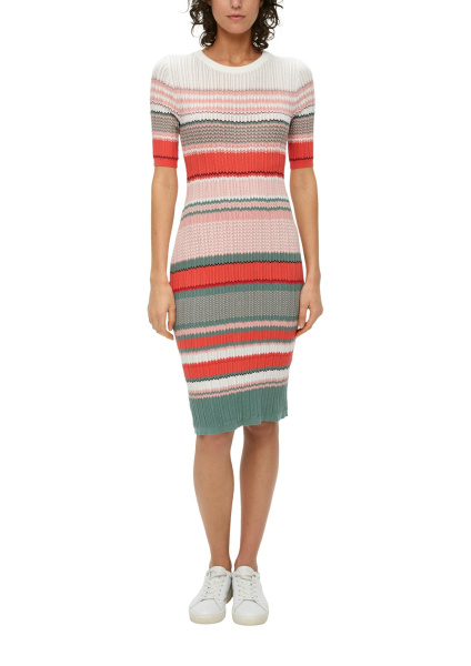 Платье из ажурного трикотажа S.Oliver