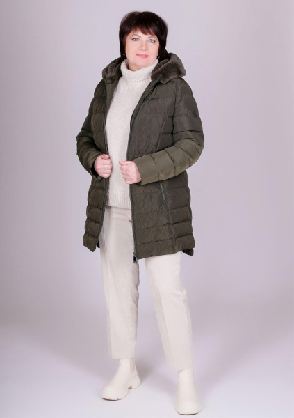 Удлиненная куртка с опушкой Barabara Lebek