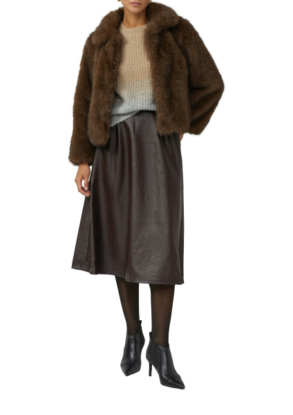 Юбка миди из экокожи S.Oliver