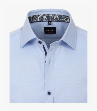 Бизнес-сорочка голубого цвета приталенная Venti