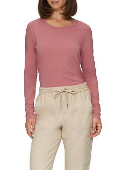 Лонгслив кралового цвета из хлопка S.Oliver