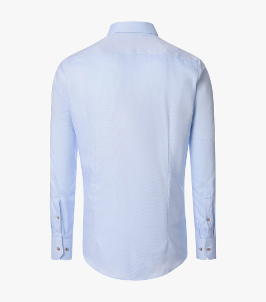 Бизнес-сорочка голубого цвета приталенная modern fit Venti