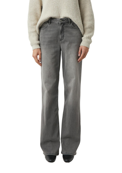 Эластичные джинсы широкого кроя Comma 