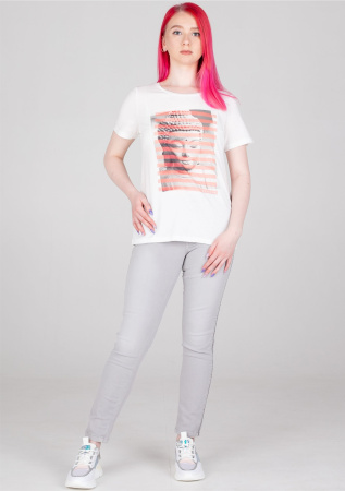 Футболка хлопковая с принтом Via Appia