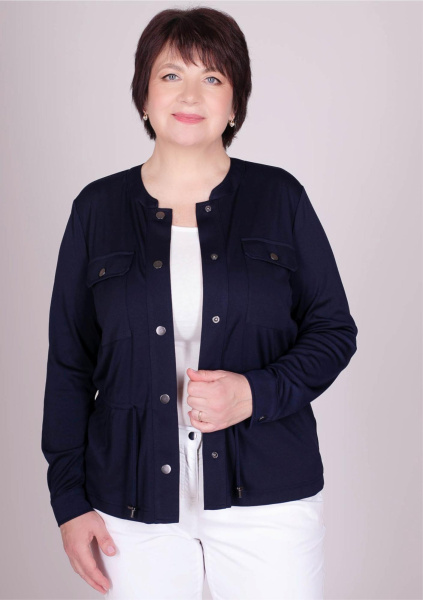 Жакет с накладными карманами на кнопках Barbara Lebek