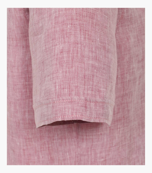 Льняная сорочка с коротким рукавом CasaModa