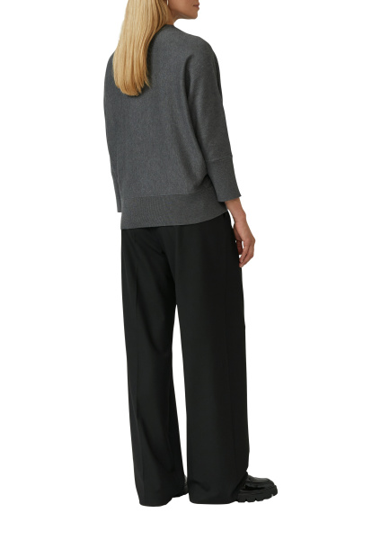 Джемпер с рукавами "летучая мышь" и манжетами в рубчик S.Oliver