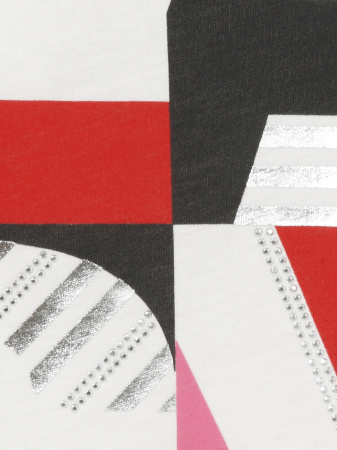 Белая футболка с принтом Via Appia