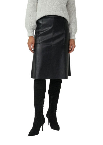 Юбка А-образной формы из экокожи S.Oliver