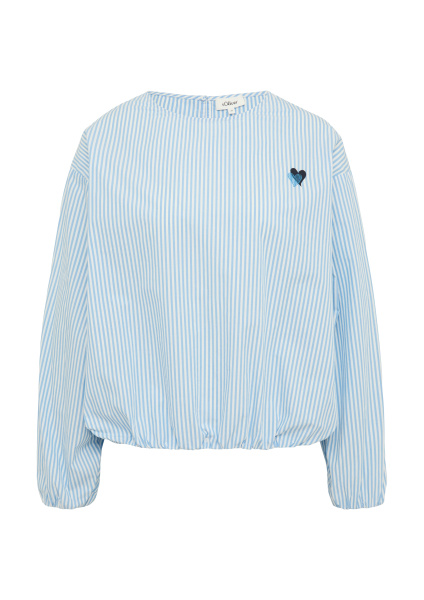 Блуза с низом на резинке S.Oliver