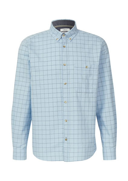 Хлопковая сорочка в клетку S.Oliver