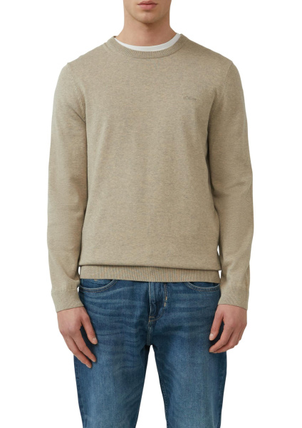 Базовый хлопковый джемпер S.Oliver