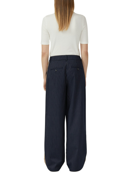 Брюки в полоску с контрастным лампасом S.Oliver