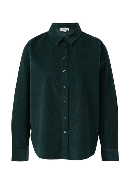 Блуза из тонкого вельвета  S.Oliver