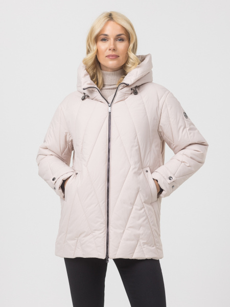 Куртка демисезонная молочного цвета SIARA Maritta