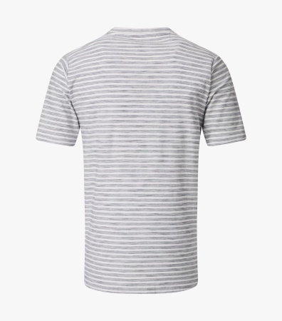 Футболка в серую полоску Casa Moda