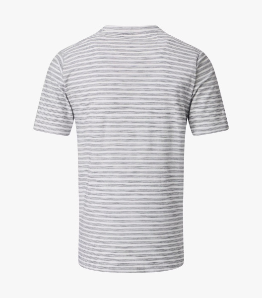 Футболка в серую полоску Casa Moda