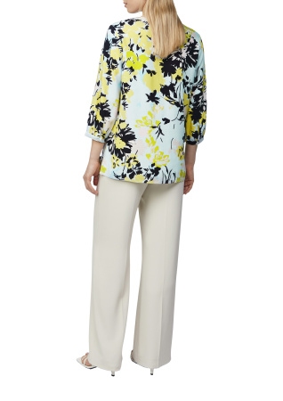 Блузка с принтом и V-вырезом Comma