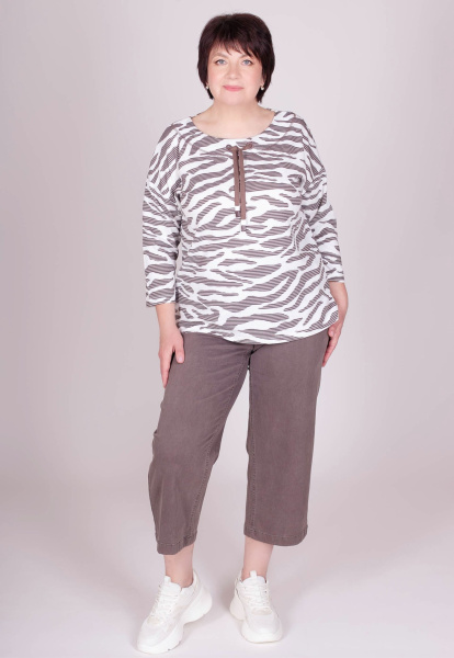 Мягкие укороченные брюки Via Appia