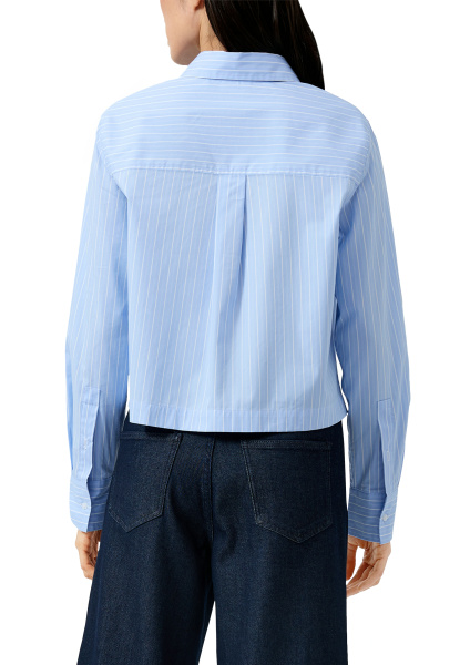 Укороченная блуза из поплина S.Oliver