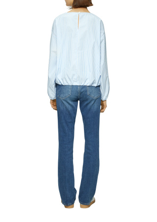 Блуза с низом на резинке S.Oliver