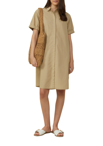 Платье из поплина с прорезными карманами свободного кроя S.Oliver