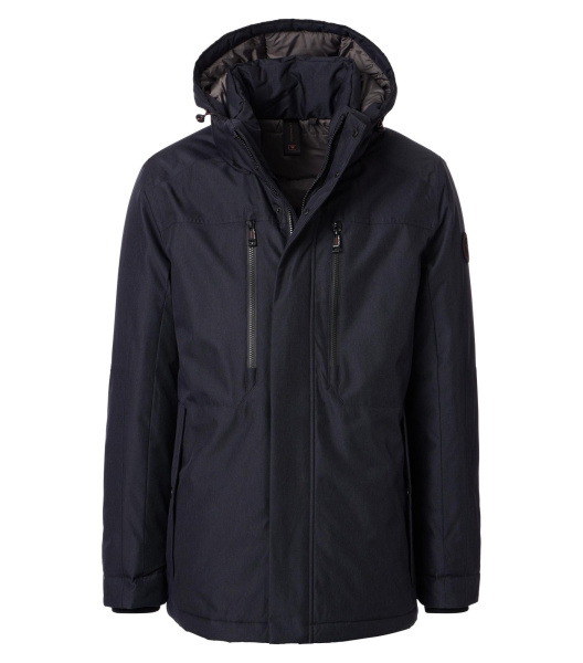 Куртка темно-синего цвета с оптикой денима CasaModa