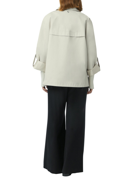 Плащ А-образной формы с отложными рукавами Comma