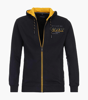 Толстовка на молнии темно-синяя Casa Moda