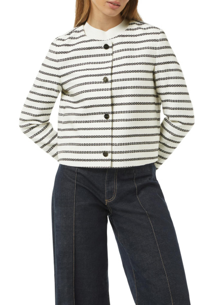 Жакет-букле в тонкую полоску Comma