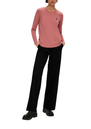 Лонгслив с оригинальной вышивкой S.Oliver