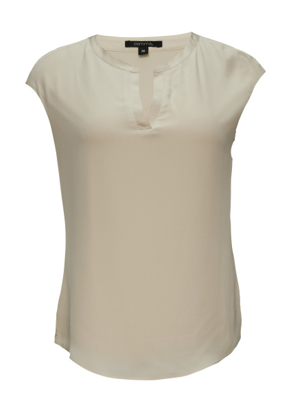 Блузка-топ с атласной отделкой Comma