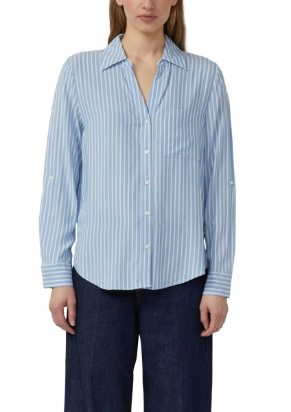 Легкая блуза из вискозы в полоску S.Oliver