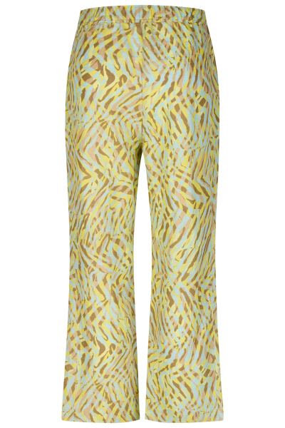 Укороченные льняные брюки с принтом Barbara Lebek