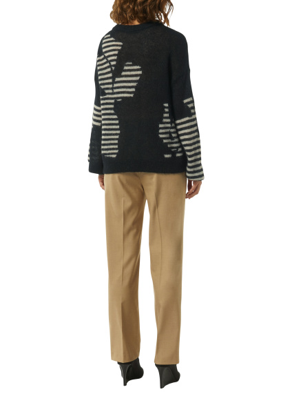 Джемпер с рисунком из шерсти альпаки Comma