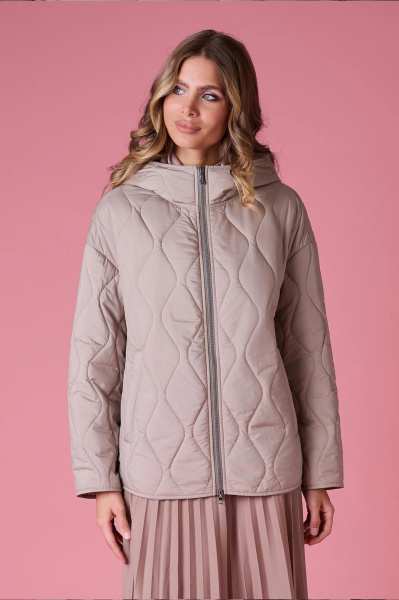 Куртка на тонком синтепоне с принтованным подкладом DAMO