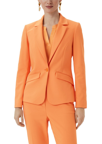 Жакет оранжевого цвета на подкладке Comma