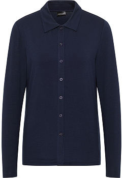 Трикотажная блуза на пуговицах Barbara Lebek