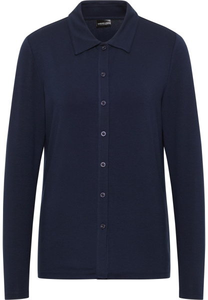 Трикотажная блуза на пуговицах Barbara Lebek