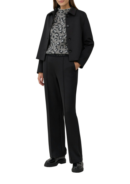 Джемпер свободного кроя с принтом леопард и широкими рукавами S.Oliver