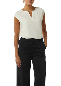 Блузка-топ с атласной отделкой Comma