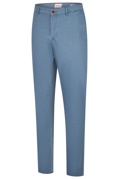 Стрейчевые летние брюки серо-голубого цвета Harvey Hattric