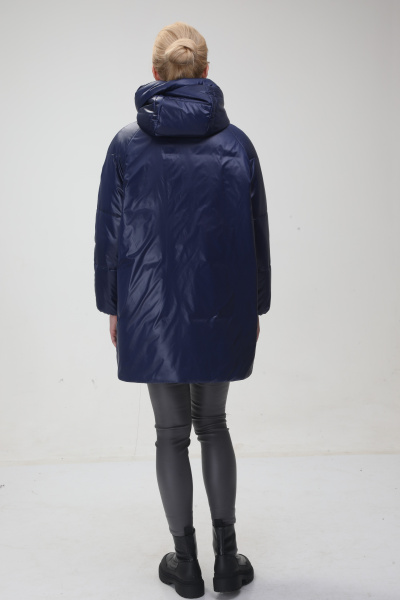 Удлиненная куртка синего цвета HOLLI Avi